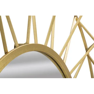 LUSTRO GLAM OZIH Ø 107X10 cm (WYMIAR WEWNĘTRZNY 43 cm)